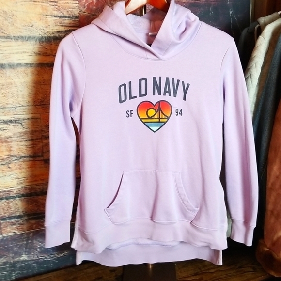 Old Navy | Lilac Graphic Hoodie - Picture 2 of 9